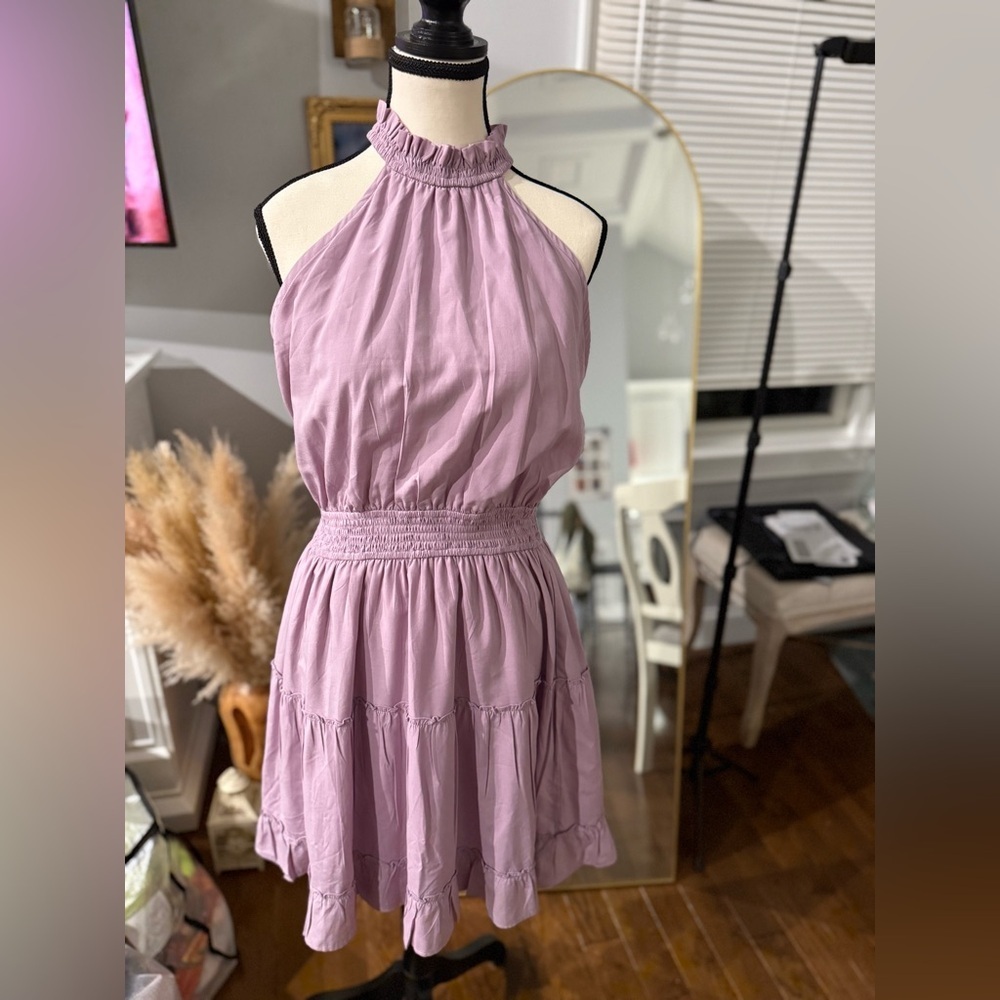 Purple merokeety  halter dress